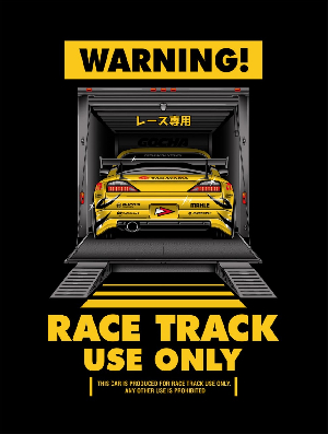 Постер "S15 RACETRACK USE ONLY/BACK" CIAY 