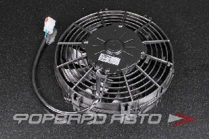 Вентилятор охлаждения универсальный 9" (225 мм) 12V "тянущий", производительность 1060 м³/ч / 625 CFM SPAL VA07-AP12/C-58A